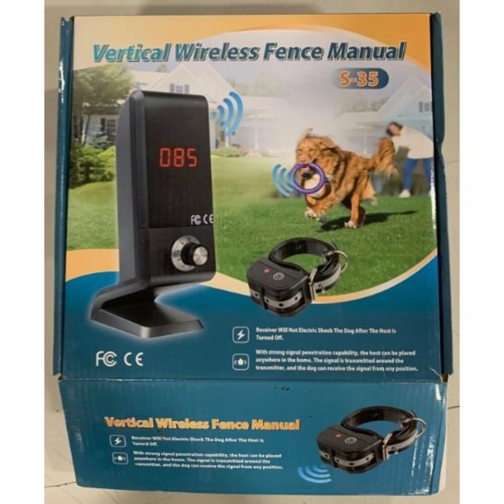 Vertical Dog Wireless Fence Manual  S-35 pre-Owned WORKS GREAT!